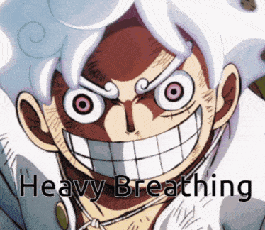 Heavy Breathing Luffy Gear 5 GIF - Heavy Breathing Luffy Gear 5 Luffy GIFs