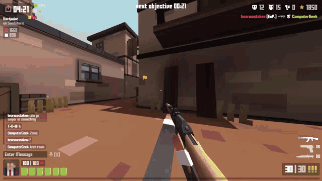 a screenshot of a video game with the time 04:21
