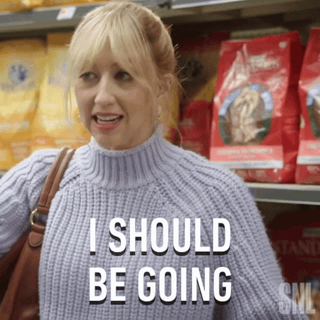 I Should Be Going Jenny GIF - I Should Be Going Jenny Saturday Night Live GIFs