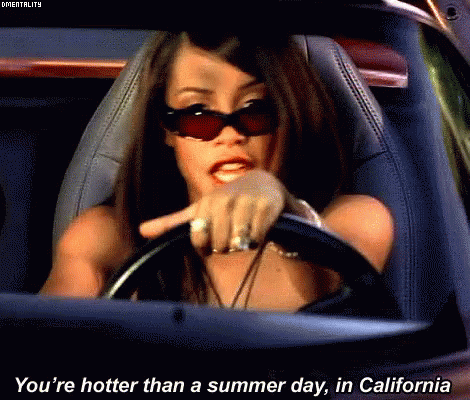 Aaliyah Youre Hotter Than A Summer Day GIF - Aaliyah Youre Hotter Than A Summer Day Summer GIFs