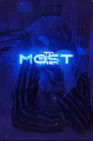 a blue background with the word good in the middle