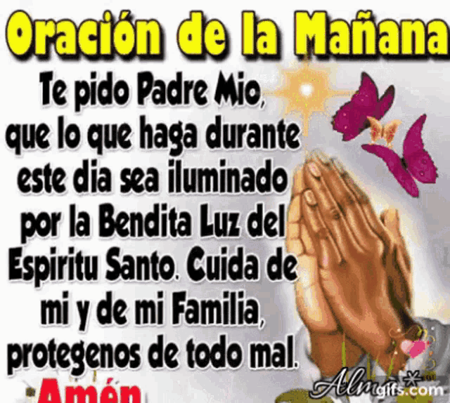 Oracion Manana Padre GIF - Oracion Manana Padre Dia GIFs