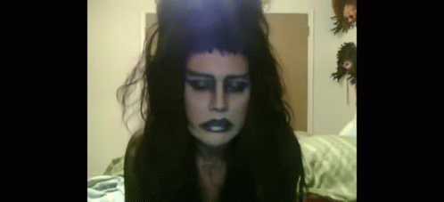 Goth Makeup GIF - Goth Makeup Lonely GIFs