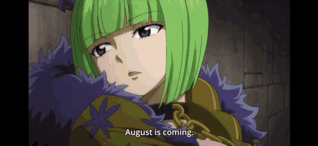 August August Is Coming GIF - August August Is Coming Fairy Tail GIFs
