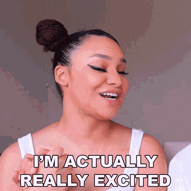 Im Actually Really Excited Hailey Laine GIF - Im Actually Really Excited Hailey Laine The Laine Family GIFs
