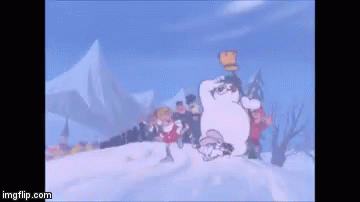 Frosty The Snowman Sing GIF - Frosty The Snowman Sing Hat Off GIFs