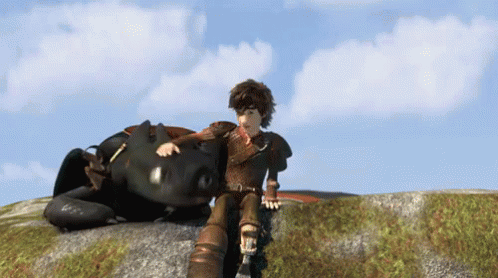 Toothless Cuddle GIF - Howtotrainyourdragon Racetotheedge Httyd GIFs