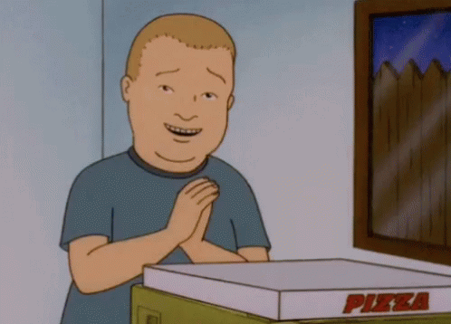 Pizza Ready To Eat GIF - Pizza Ready To Eat King Of The Hill GIFs