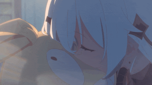 a close up of a girl 's face with red eyes