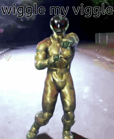 a picture of a superhero with the words wiggle my wiggle