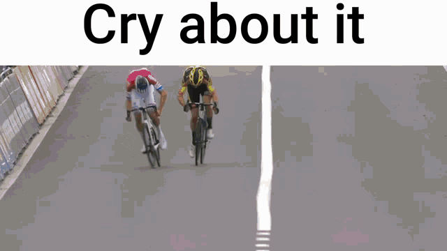 Wout Van Aert Ronde Van Vlaanderen GIF - Wout Van Aert Ronde Van Vlaanderen Cry About It Cycling GIFs