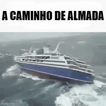 a boat is floating on top of a body of water .