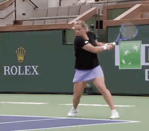 Kim Clijsters Backhand GIF - Kim Clijsters Backhand Tennis GIFs