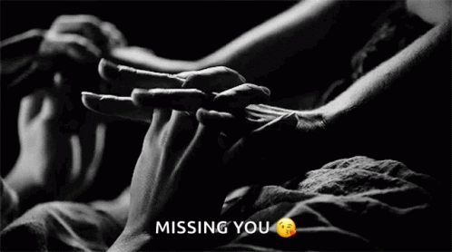 Missing You Couple GIF - Missing You Couple Holding Hands GIFs