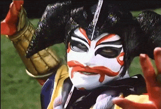 a close up of a person 's face with a clown costume on