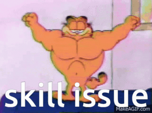 Garfield Skill Issue GIF - Garfield Skill Issue GIFs
