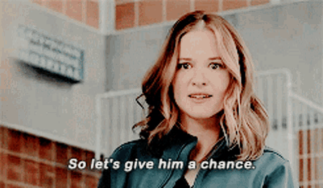 Greys Anatomy April Kepner GIF - Greys Anatomy April Kepner So Lets Give Him A Chance GIFs