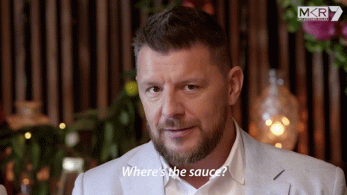 Wheres The Sauce Manu Fieldel GIF - Wheres The Sauce Manu Fieldel My Kitchen Rules GIFs