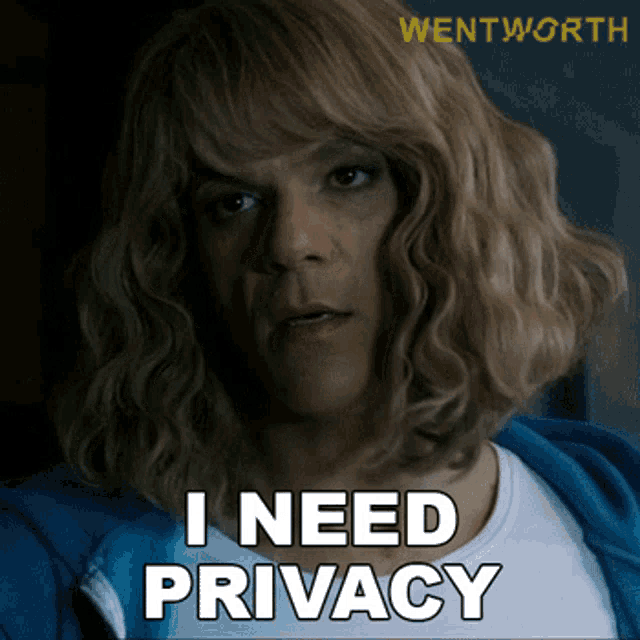 I Need Privacy Maxine Conway GIF - I Need Privacy Maxine Conway Wentworth GIFs