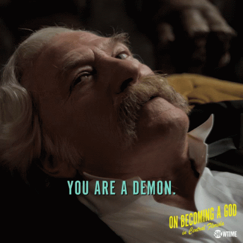 You Are A Demon Youre Evil GIF - You Are A Demon Youre Evil You Monster GIFs