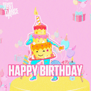 a birthday cake with a candle and the words happy birthday on the bottom