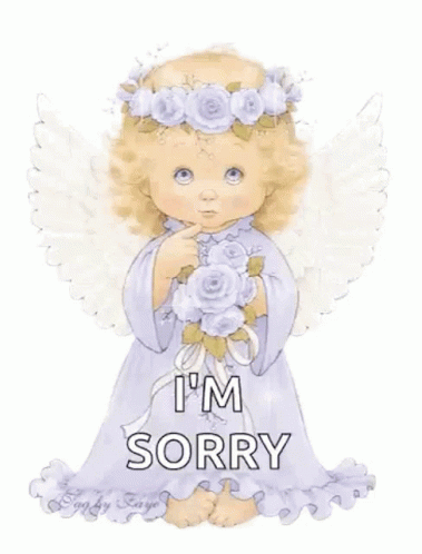 Im Sorry Angel GIF - Im Sorry Angel Forgiveness GIFs