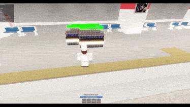 a screenshot of a video game shows a person standing on a sidewalk