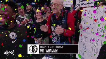 a happy birthday message for mr. whammy is shown