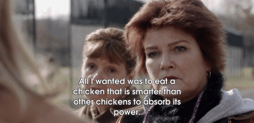 All I Wanted GIF - Orange Is The New Black Eating Chicken Absorb Power GIFs