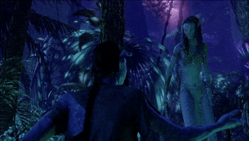 a woman with a bow and arrow in a forest