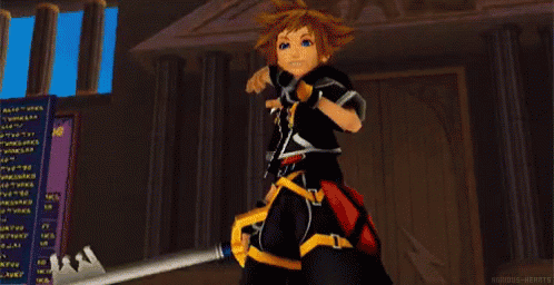 Sora Kingdom Hearts GIF - Sora Kingdom Hearts Keyblade GIFs