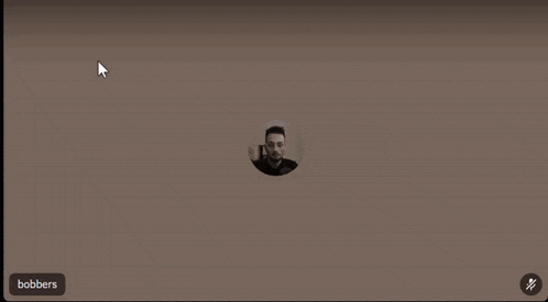 two images of a person 's face are displayed on a screen with the words bobbers visible