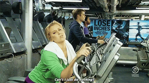 Me At The Gym GIF - Amy Schumer Work Out Gym GIFs