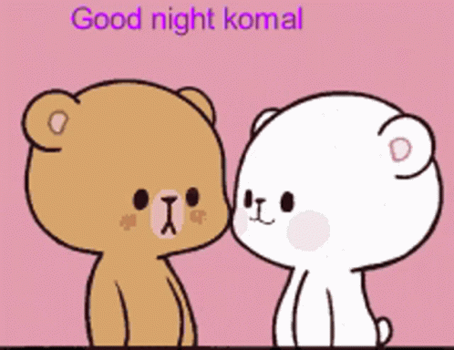 Good Night Komal GIF - Good Night Komal GIFs