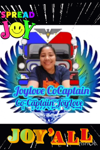 a poster that says joy love co captain joy love and joy all