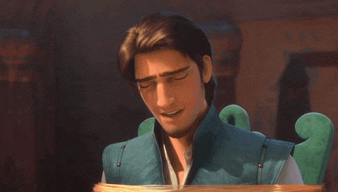 a cartoon character with the word hi on the bottom right
