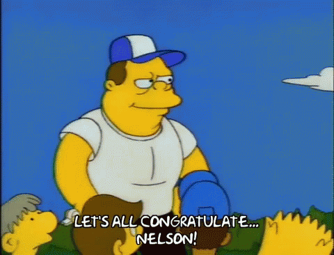 The Simpsons Nelson GIF - The Simpsons Nelson Congratulate GIFs