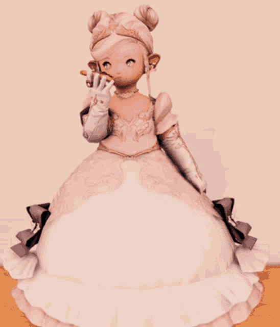 Pink Lalafell GIF - Pink Lalafell Ff14 GIFs