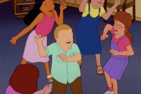 Dance King Of The Hill GIF - Dance King Of The Hill Happy GIFs