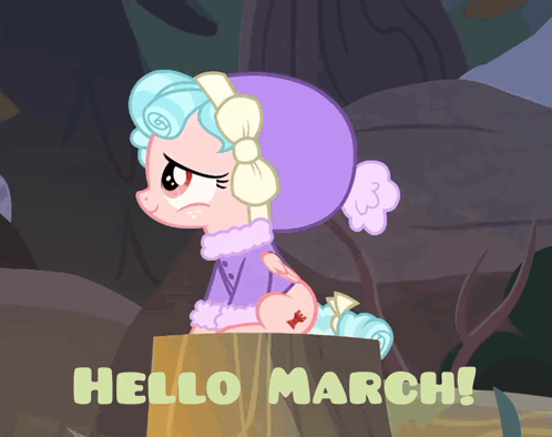 March Hello March GIF - March Hello March Cozy Glow GIFs