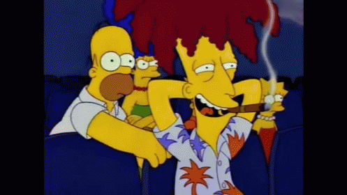 Homer  GIF - Homer Smoking Cigar GIFs