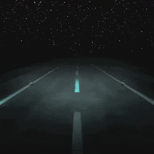 Night Drive Night Sky GIF