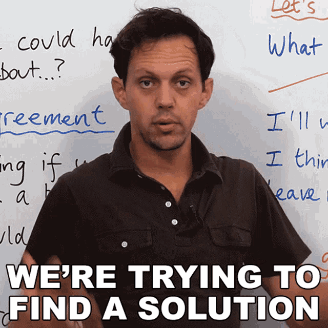 Were Trying To Find A Solution Benjamin GIF - Were Trying To Find A Solution Benjamin Engvid GIFs