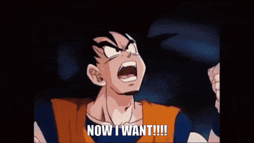 a cartoon of a man screaming with the words total power written on the bottom