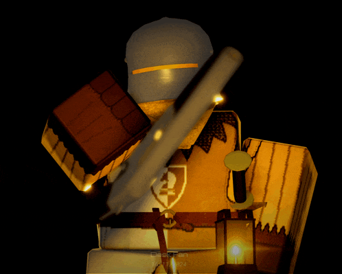 a cartoon of a knight holding a sword and a shield says daston