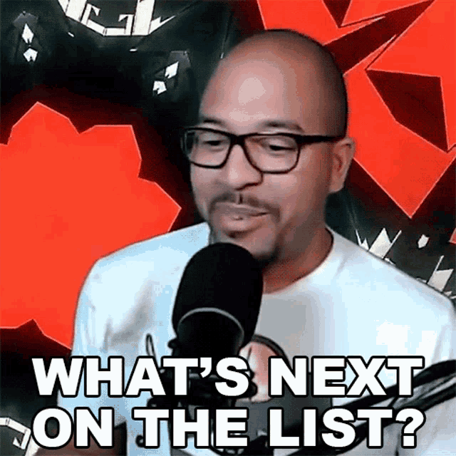 Whats Next On The List Leveluplarry GIF