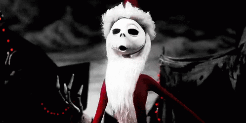 The Nightmare Before Christmas Santa GIF - The Nightmare Before Christmas Jack Skellingon Scary Santa GIFs