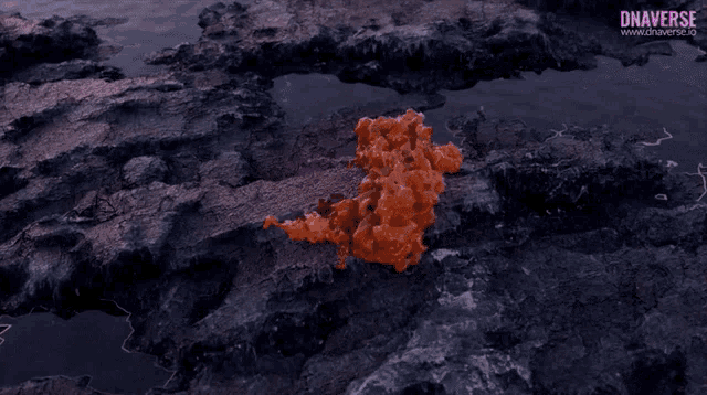 a computer generated image of a rocky landscape with the word universe on the bottom right