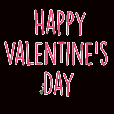 a valentine 's day greeting card with the words `` happy valentine 's day ''