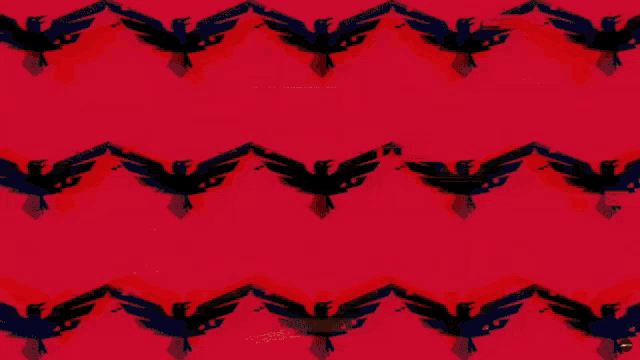 a man with a tattoo on his forehead is surrounded by red arrows